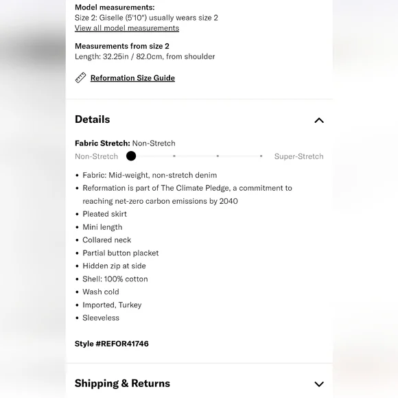 Reformation Dress - Picture 10 of 10